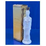 Vintage Avon Milk Glass Greek Figurine Decanter