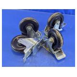 Heavy-Duty Swivel Caster Wheels Lot
