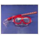 Red Dive Mask and Snorkel Set
