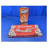 Hasbro Scrabble and Classic Jenga Game Set