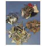 Bulk Lot Vtg Keys House Auto Keychains