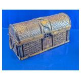 Woven Decorative Storage Trunk Chest