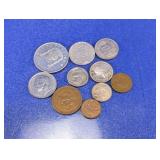 Mixed International Coins
