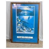 Christian Riese Lassen Marine Art Poster Framed