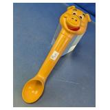 Vtg Novelty Plastic Pig Ice Cream Scoop