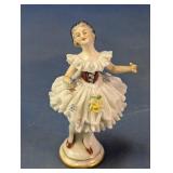 Vtg Dresden Dancing Ballerina