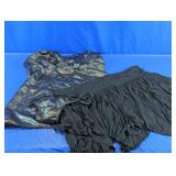 Shein Black Sheer & Satin 3-Piece Lingerie Set