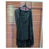 Romwe Top & Shein Skirt Black Lace Outfit Set