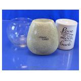 Ceramic & Glass Decor & Warmer Decor Trio