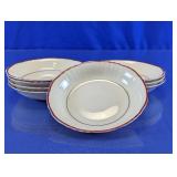 O.P. Co. Syracuse China Scalloped Bowls Set