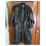 G-III Global Identity Leather Long Coat Size M