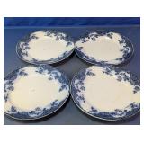 Flow Blue Decorative Plate Assortment