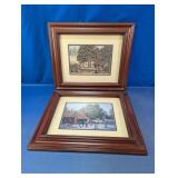Beth Cummings Folk Art Framed Print Set