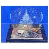 WMF Glas Galerie Christmas Glass Platter 24x42cm