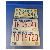 Vtg Assorted US State License Plates