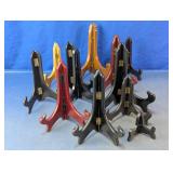 Wooden Folding Easel Display Stand Set