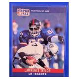 1990 PROSET HOF LAWRENCE TAYLOR CARD