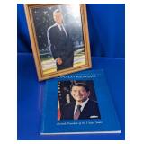Reagan Library Brochure & Framed Portrait