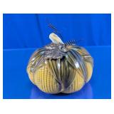 Ceramic Fall Corn Textured Pumpkin Decor