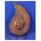 Moroccan Copper Filigree Wall Lamp