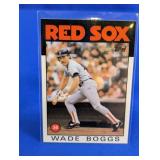 EARLY CARD 1986 TOPPS HOF WADE BOGGS