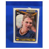 1990 TOPPS HOF BRETT HULL CARD