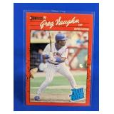 ROOKIE CARD 1990 DONRUSS GREG VAUGHN