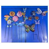Metal Butterfly, Flower & Garden Stake Assortment