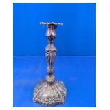 Ornate Metal Candlestick Holder