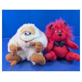 Vintage Plush Character Duo