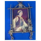 Nouveau Branch & Edelweiss Frame