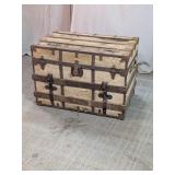 Wooden Steamer Trunk Chest