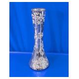 Mirrored Glass Floral Vase & Filler Beads