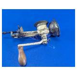 Vintage Metal Hand Crank Meat Grinder