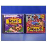 Vtg. JumpStart Educational 1st Grade PC CD Lot