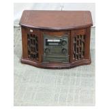 Vintage Style Wooden Record Player Stereo System