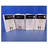 4-Pack Amazon Basics USB-C to Lightning Cables