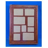 Wooden Wall Cabinet Photo Frame Jewelry Organizer