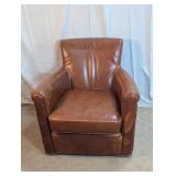 Vintage Brown Leather Armchair
