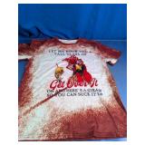 Funny Chicken Get Over It Graphic T-Shirt XL