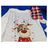 Reindeer Pajama Shirt and Plaid Pants