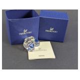 Swarovski Crystal Blue Baby Shoes Figurine