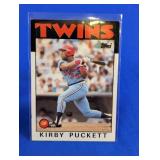 2ND YR CARD 1986 TOPPS HOF KIRBY PUCKETT