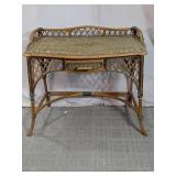 Vintage Ricker Wicker Desk