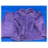 Croft & Barrow Purple Polka Dot Sleepwear Pajama