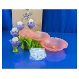 Avon Gift Collection Lighted Floral Fountain Set