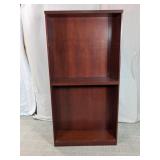 Mahogany Finish Wood Bookcase Display Shelf