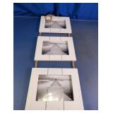 3-Tier Rustic Hanging Wooden Picture Frame Set
