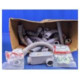 Assorted Non-Metallic PVC Conduit Fittings Lot