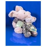 Boyds Bears Kaitlin McSwine Pig Plush Pair